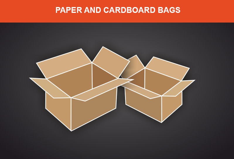 PAPER AND CARDBOARD BAGS